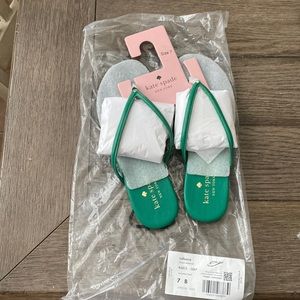Kate Spade Green Sandals New with tags